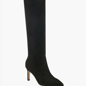 Cole Haan Black Suede Boot with Pointed Toe